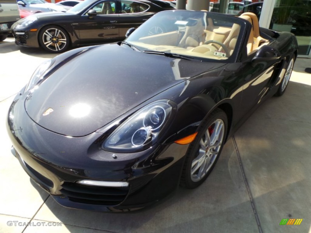 Basalt Black Metallic 2014 Porsche Boxster S Exterior Photo #90837136