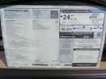 2014 Porsche Boxster S Window Sticker