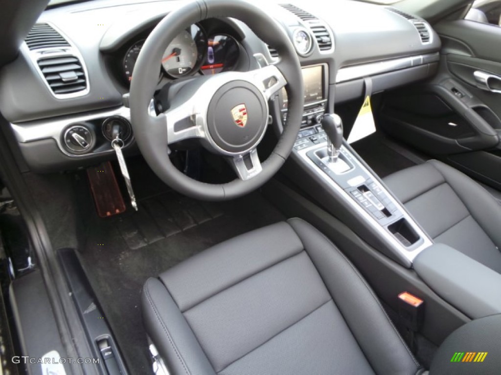 Black Interior 2014 Porsche Boxster S Photo #90837826