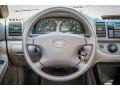 Taupe 2003 Toyota Camry LE V6 Steering Wheel