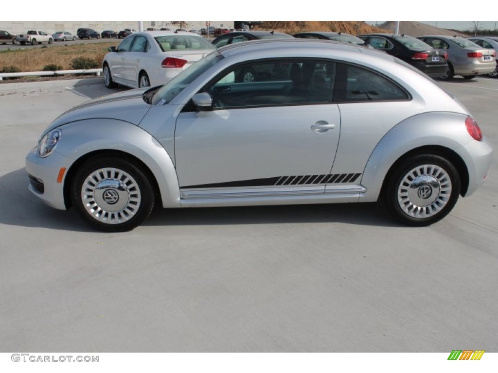 Reflex Silver Metallic 2014 Volkswagen Beetle 2.5L Exterior Photo #90838603