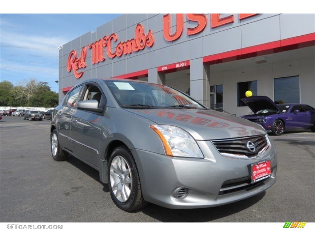 2012 Sentra 2.0 S - Magnetic Gray Metallic / Charcoal photo #1