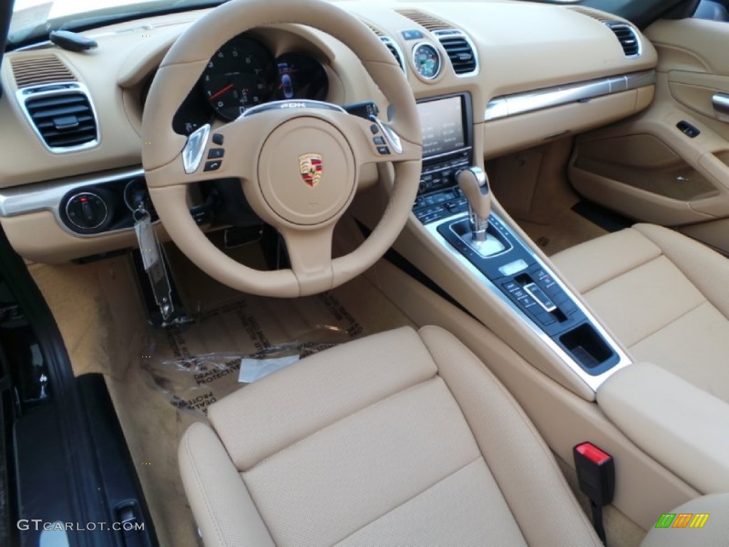 Luxor Beige Interior 2014 Porsche Boxster Standard Boxster Model Photo #90838906