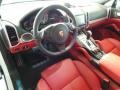 Black/Carrera Red Prime Interior Photo for 2014 Porsche Cayenne #90840216