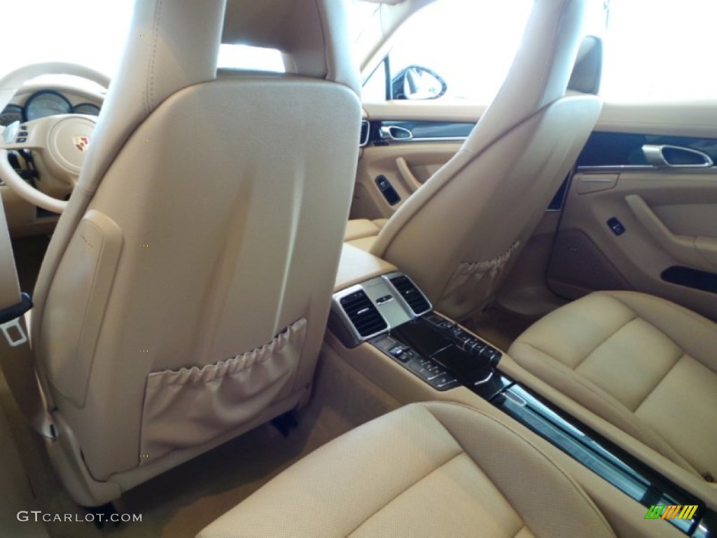 Luxor Beige Interior 2014 Porsche Panamera S E-Hybrid Photo #90841102