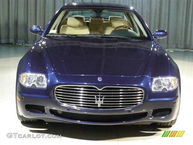Blue 2007 Maserati Quattroporte Standard Quattroporte Model Exterior Photo #90844