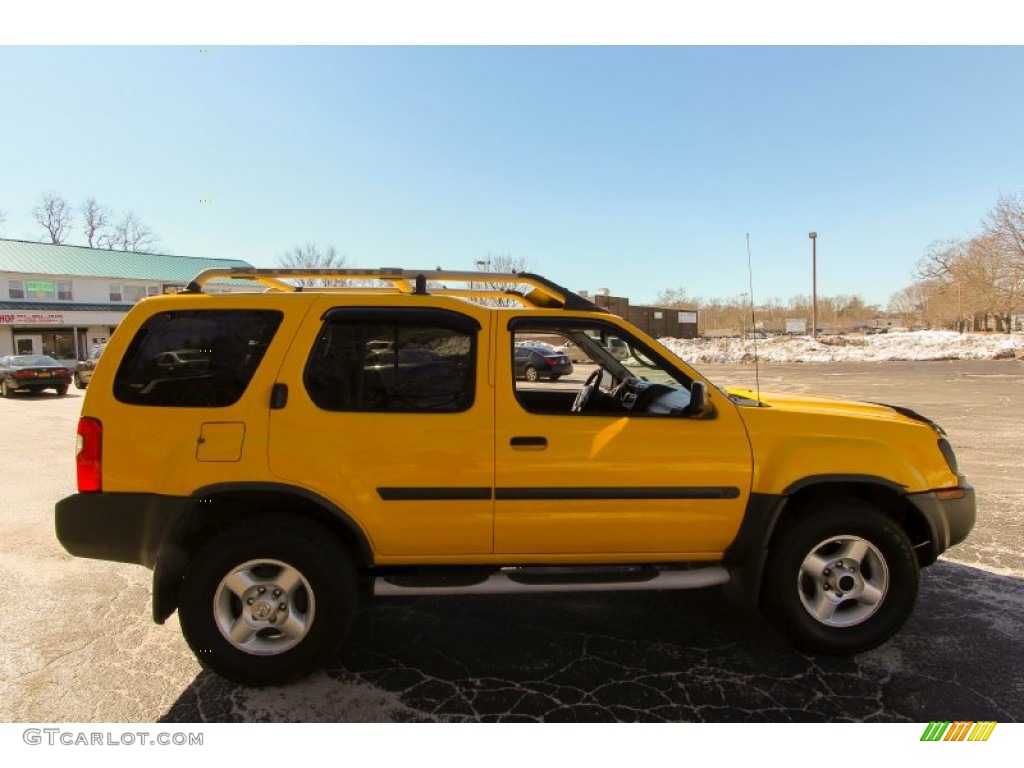 2003 Xterra XE V6 4x4 - Solar Yellow / Gray photo #7