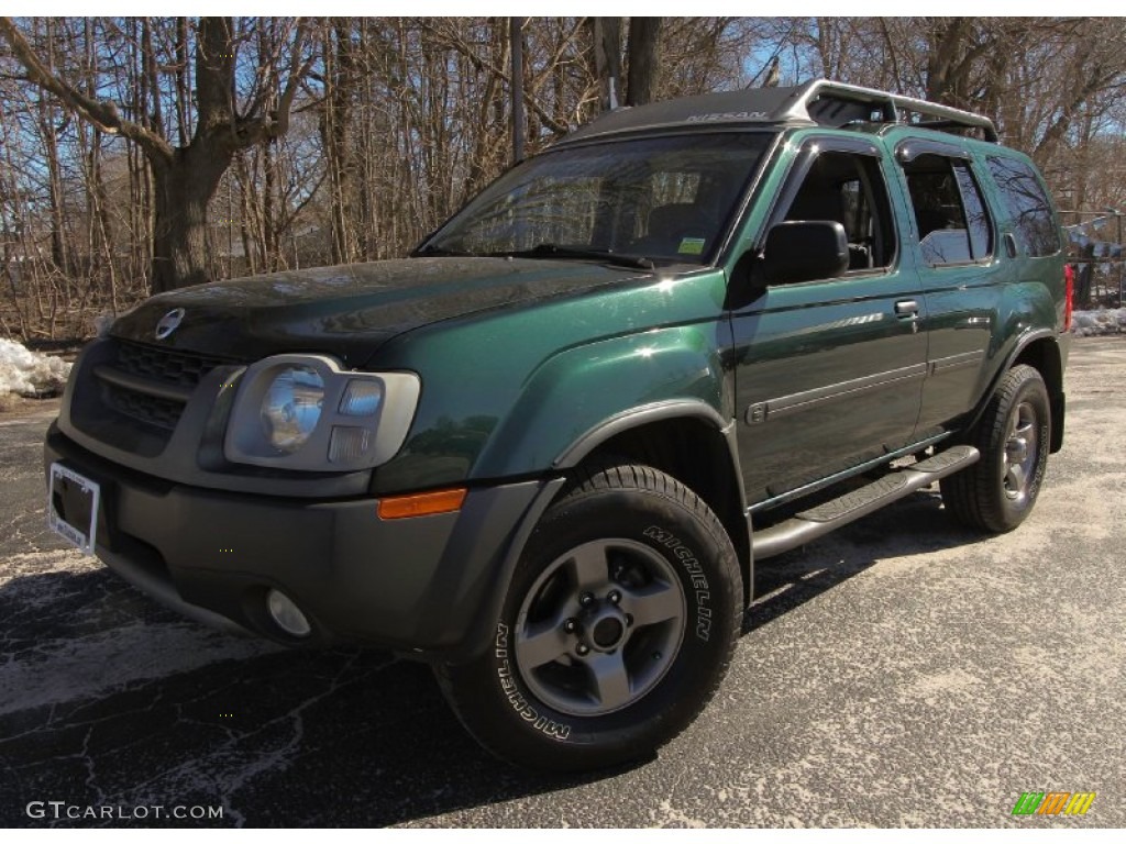 2002 Xterra SE V6 4x4 - Alpine Green Metallic / Gray Celadon photo #1