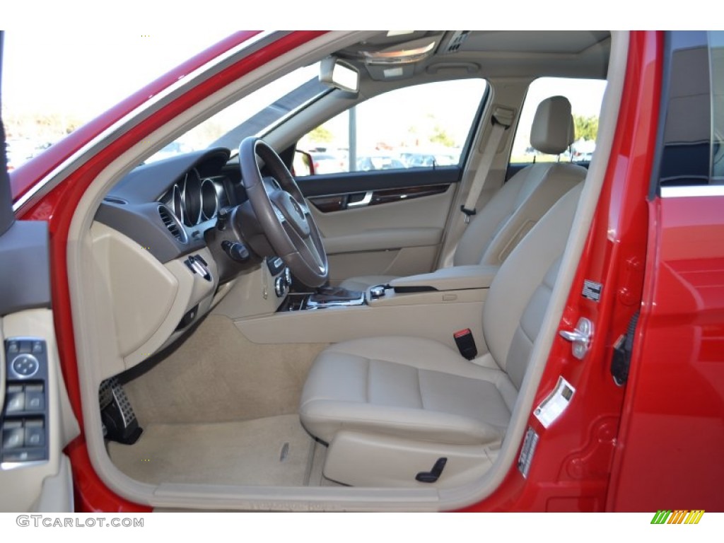 Sahara Beige Interior 2012 Mercedes-Benz C 250 Sport Photo #90844366