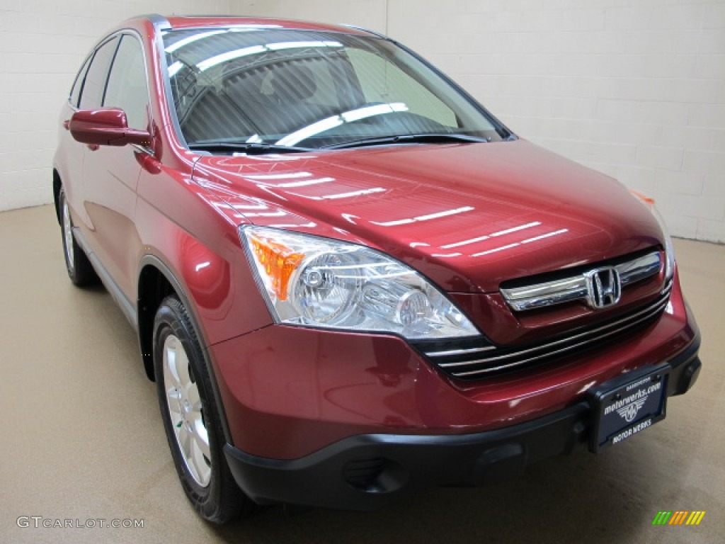 2008 CR-V EX-L 4WD - Tango Red Pearl / Gray photo #1