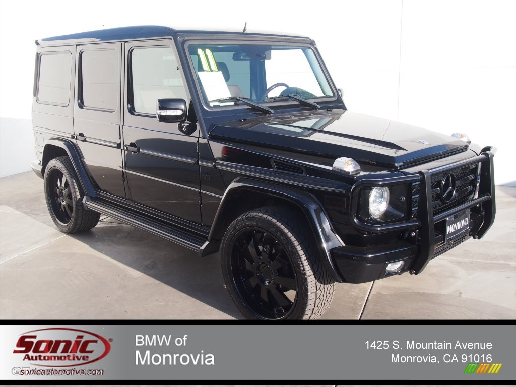 2011 G 550 - Black / Chestnut/Black photo #1