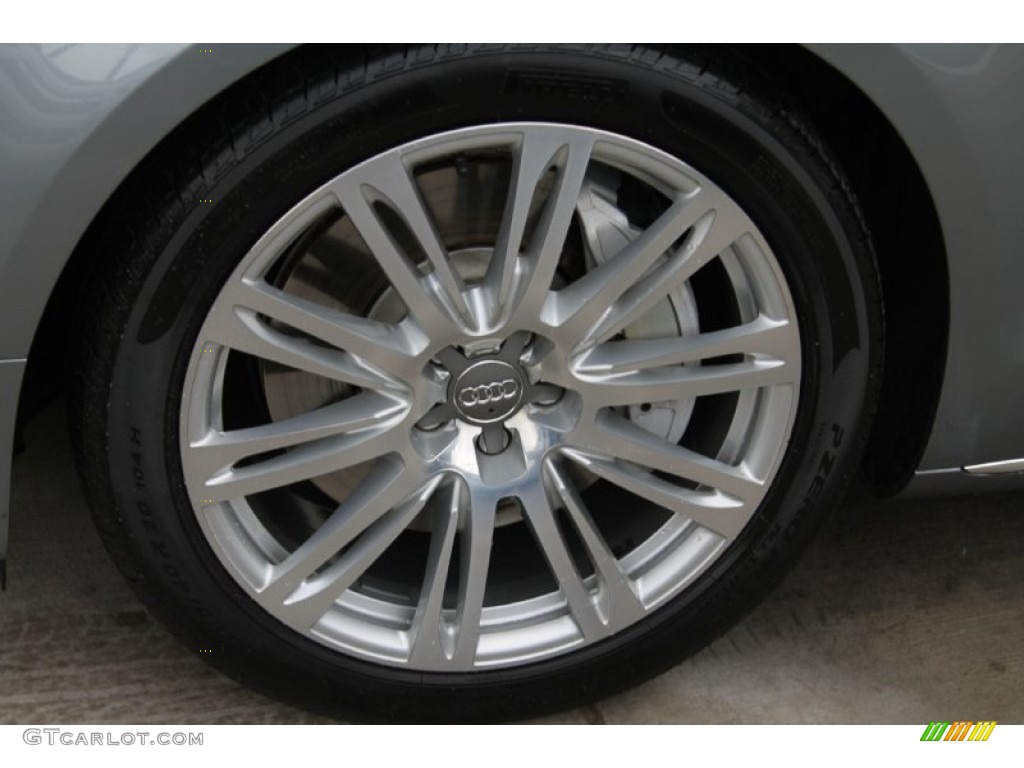 2013 A8 L 4.0T quattro - Quartz Gray Metallic / Black photo #4