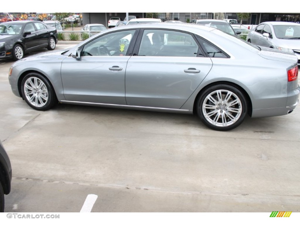 2013 A8 L 4.0T quattro - Quartz Gray Metallic / Black photo #5