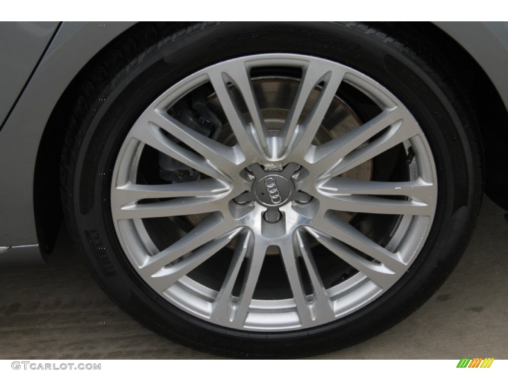 2013 A8 L 4.0T quattro - Quartz Gray Metallic / Black photo #6