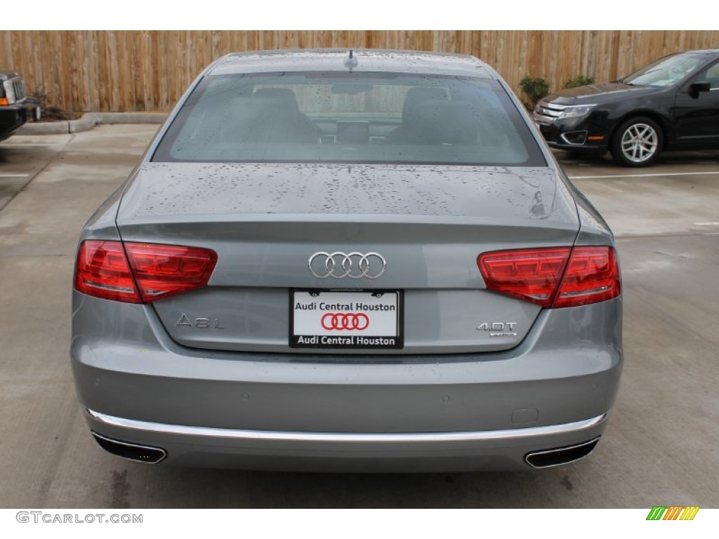 2013 A8 L 4.0T quattro - Quartz Gray Metallic / Black photo #8
