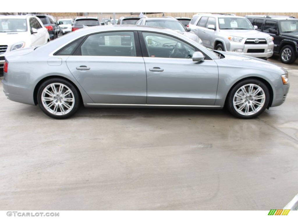 2013 A8 L 4.0T quattro - Quartz Gray Metallic / Black photo #11