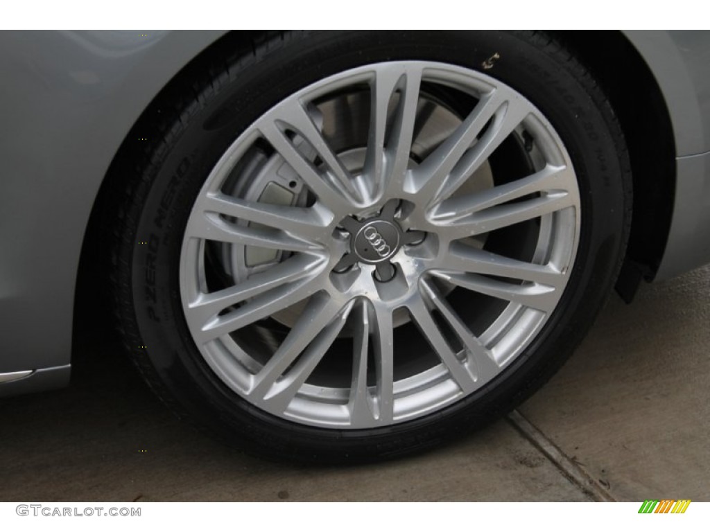 2013 A8 L 4.0T quattro - Quartz Gray Metallic / Black photo #12