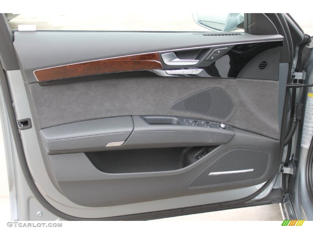 2013 A8 L 4.0T quattro - Quartz Gray Metallic / Black photo #13