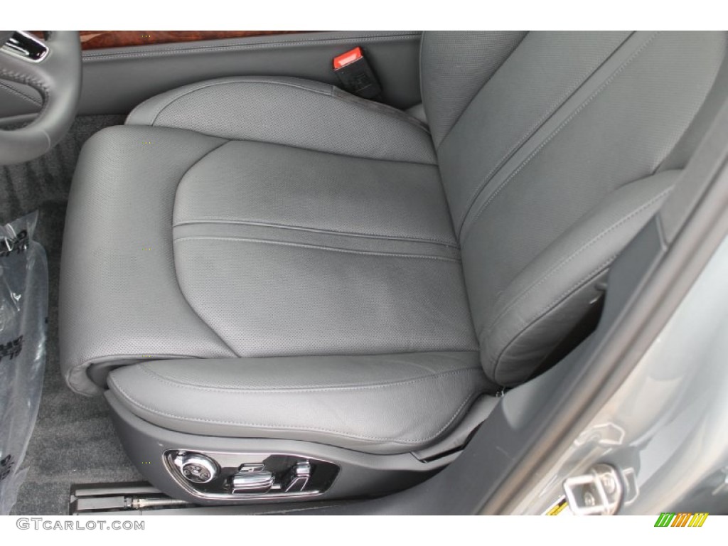 2013 A8 L 4.0T quattro - Quartz Gray Metallic / Black photo #14