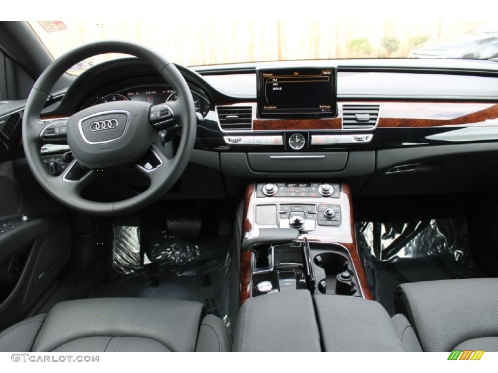 2013 A8 L 4.0T quattro - Quartz Gray Metallic / Black photo #28