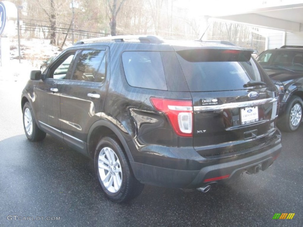 2012 Explorer XLT 4WD - Black / Charcoal Black photo #5