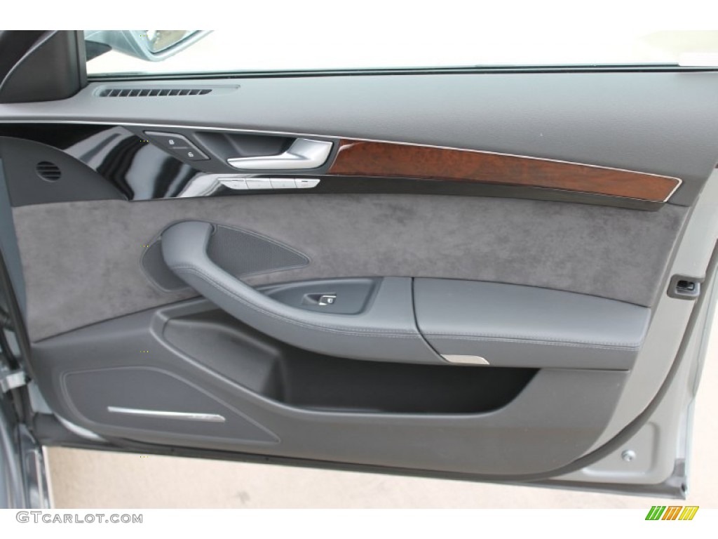 2013 A8 L 4.0T quattro - Quartz Gray Metallic / Black photo #33