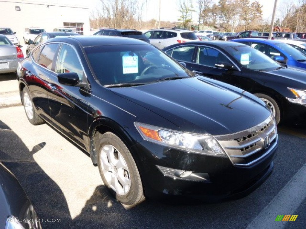 2011 Accord Crosstour EX-L 4WD - Crystal Black Pearl / Black photo #1