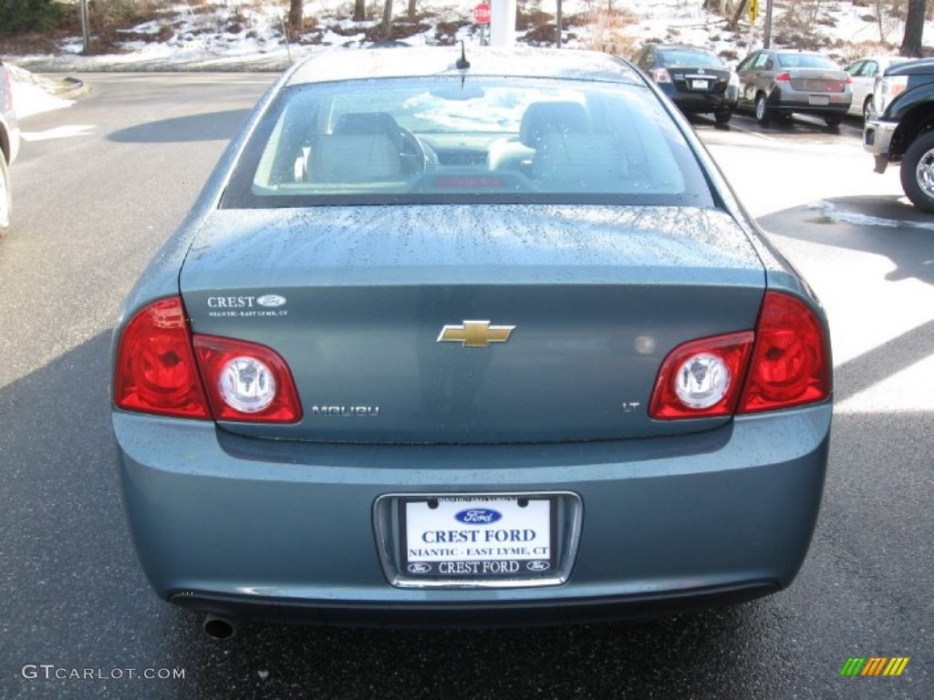 2009 Malibu LT Sedan - Silver Moss Metallic / Titanium photo #6