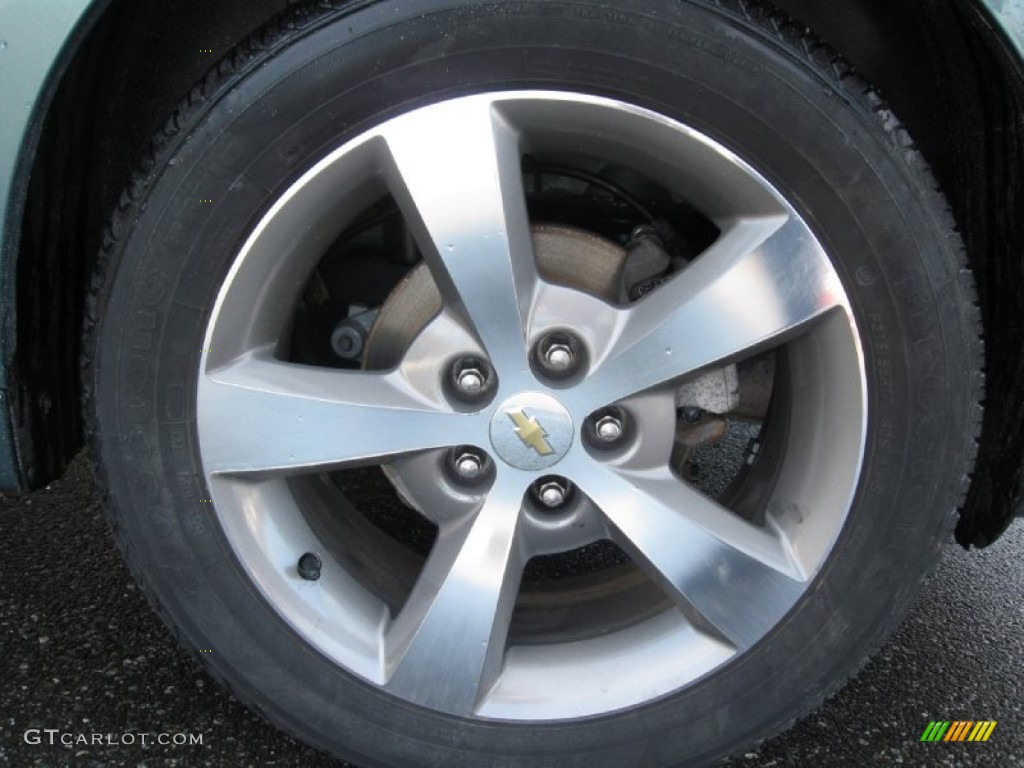 2009 Malibu LT Sedan - Silver Moss Metallic / Titanium photo #8