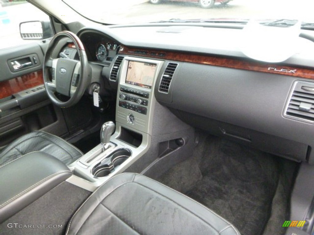 2012 Ford Flex Limited AWD Charcoal Black Dashboard Photo #90848452