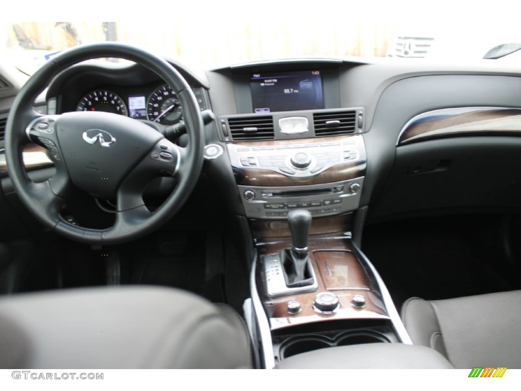 2011 Infiniti M 56x AWD Sedan Java Dashboard Photo #90848786