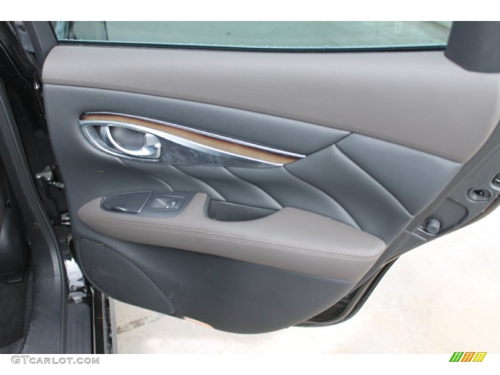 2011 Infiniti M 56x AWD Sedan Java Door Panel Photo #90848806