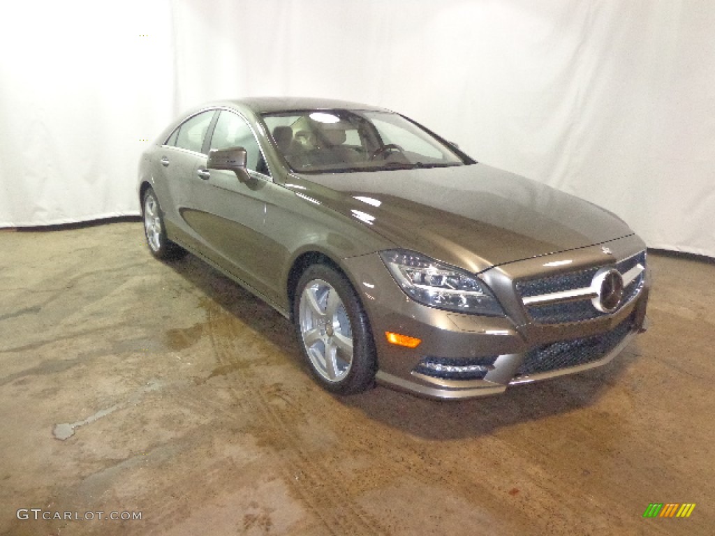 2013 CLS 550 4Matic Coupe - Indium Grey Metallic / Almond/Mocha photo #1