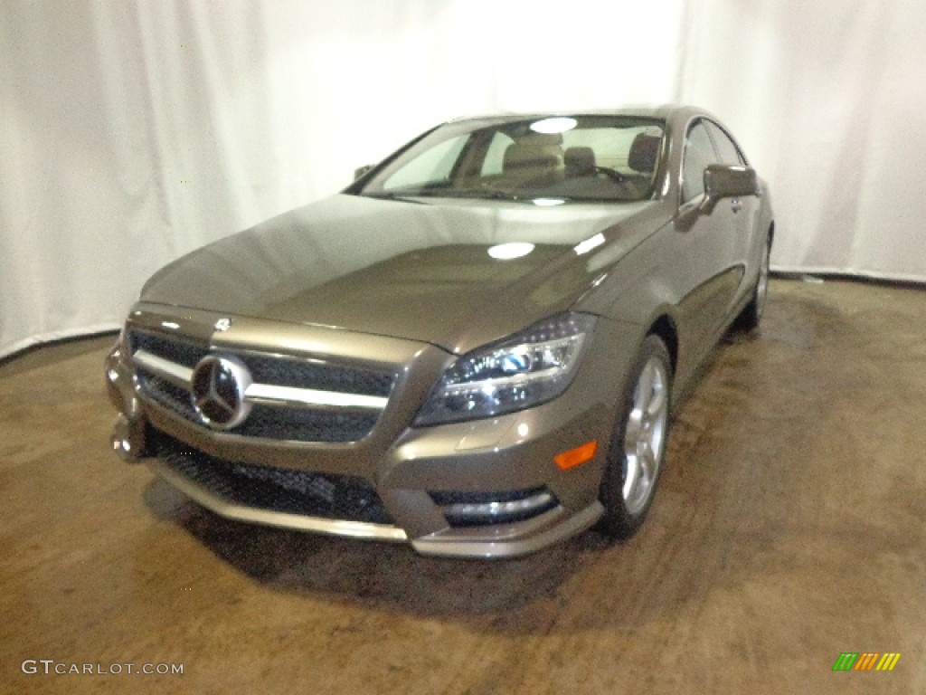 2013 CLS 550 4Matic Coupe - Indium Grey Metallic / Almond/Mocha photo #3