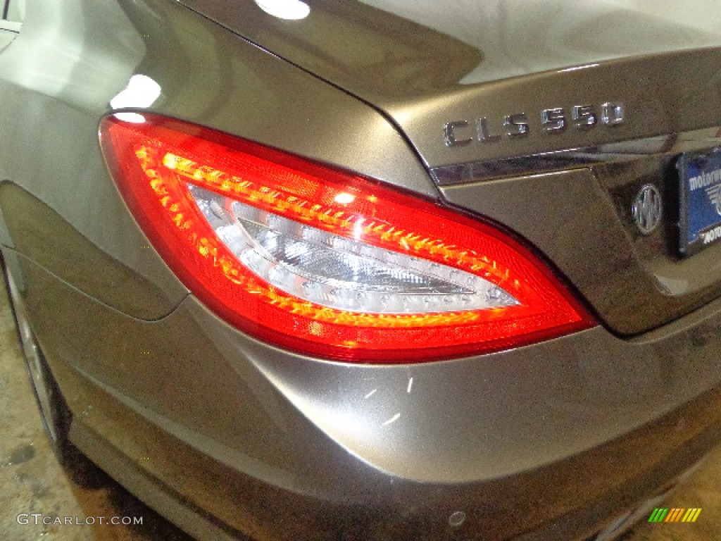 2013 CLS 550 4Matic Coupe - Indium Grey Metallic / Almond/Mocha photo #10