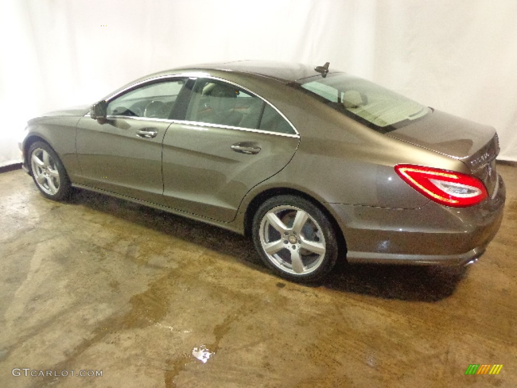 2013 CLS 550 4Matic Coupe - Indium Grey Metallic / Almond/Mocha photo #14