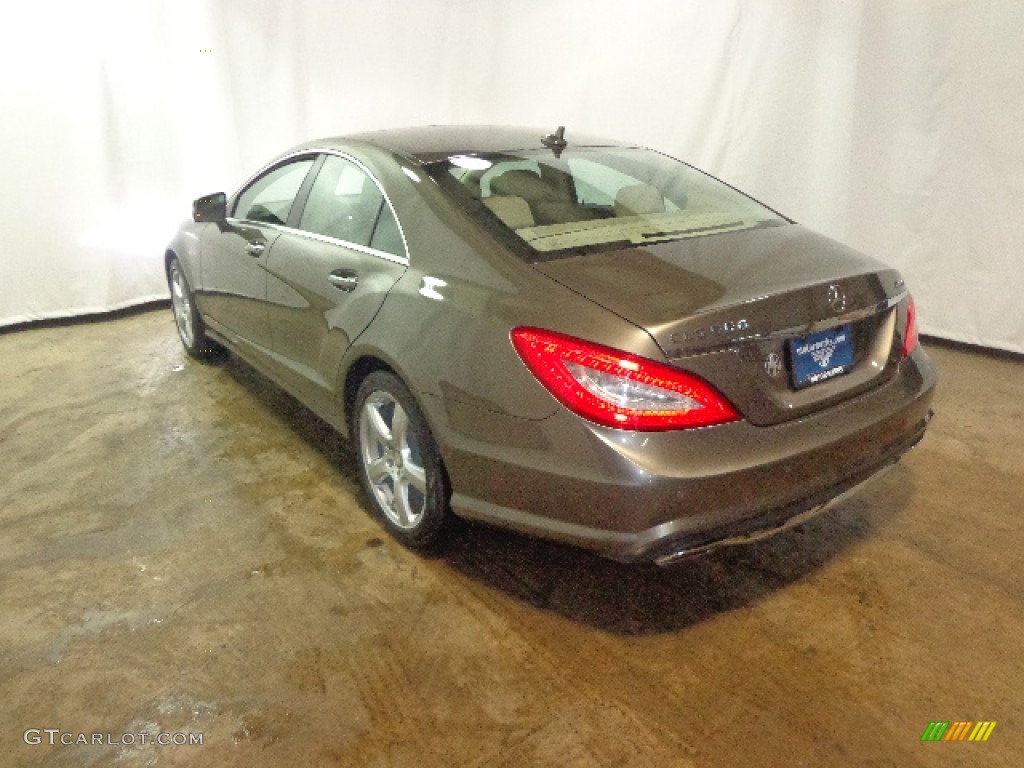 2013 CLS 550 4Matic Coupe - Indium Grey Metallic / Almond/Mocha photo #15