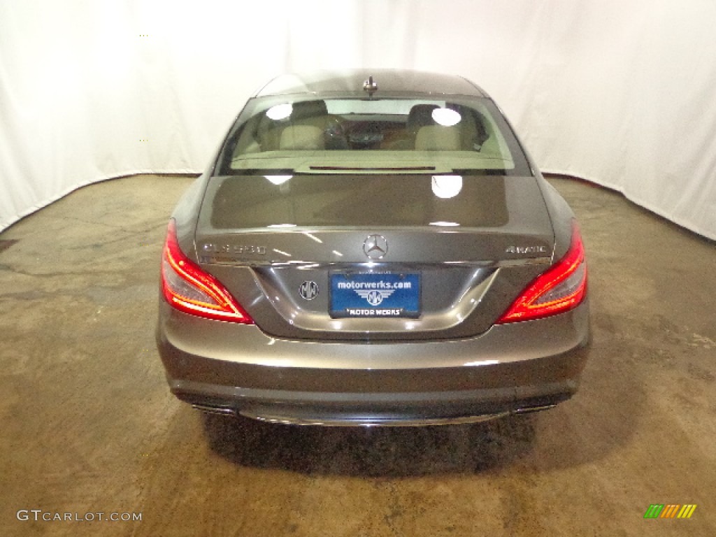 2013 CLS 550 4Matic Coupe - Indium Grey Metallic / Almond/Mocha photo #16