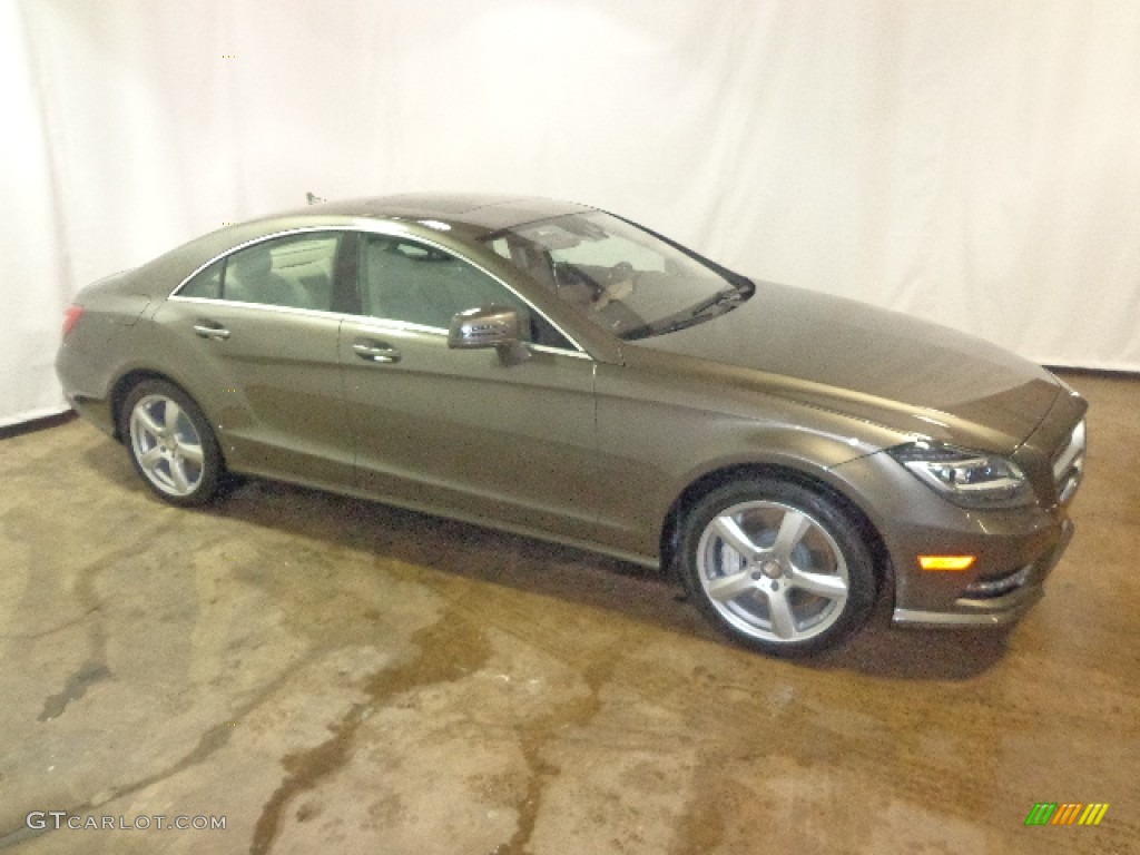 2013 CLS 550 4Matic Coupe - Indium Grey Metallic / Almond/Mocha photo #18