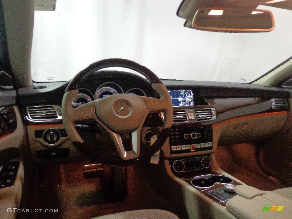 2013 CLS 550 4Matic Coupe - Indium Grey Metallic / Almond/Mocha photo #26