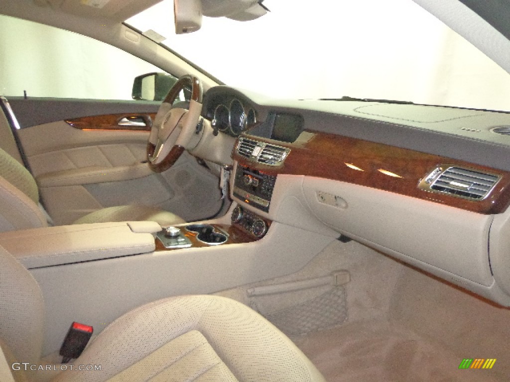 2013 CLS 550 4Matic Coupe - Indium Grey Metallic / Almond/Mocha photo #33