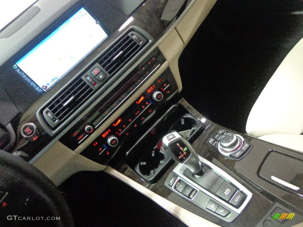2013 5 Series 535i xDrive Sedan - Space Gray Metallic / Oyster/Black photo #34