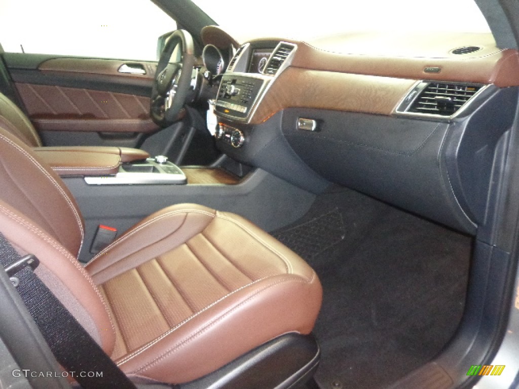 designo Auburn Brown Interior 2013 Mercedes-Benz ML 63 AMG 4Matic Photo #90851047