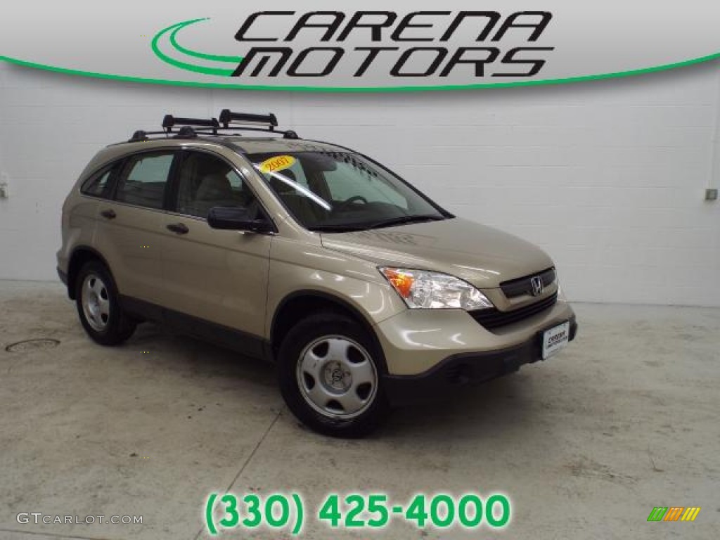 2007 CR-V LX 4WD - Borrego Beige Metallic / Ivory photo #1