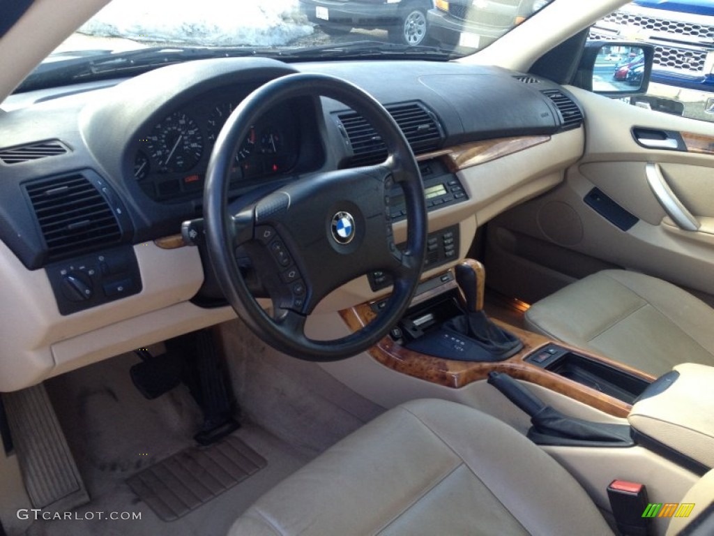 Beige Interior 2003 BMW X5 3.0i Photo #90854459