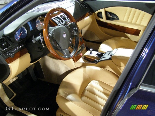 Beige Interior 2007 Maserati Quattroporte Standard Quattroporte Model Photo #90856