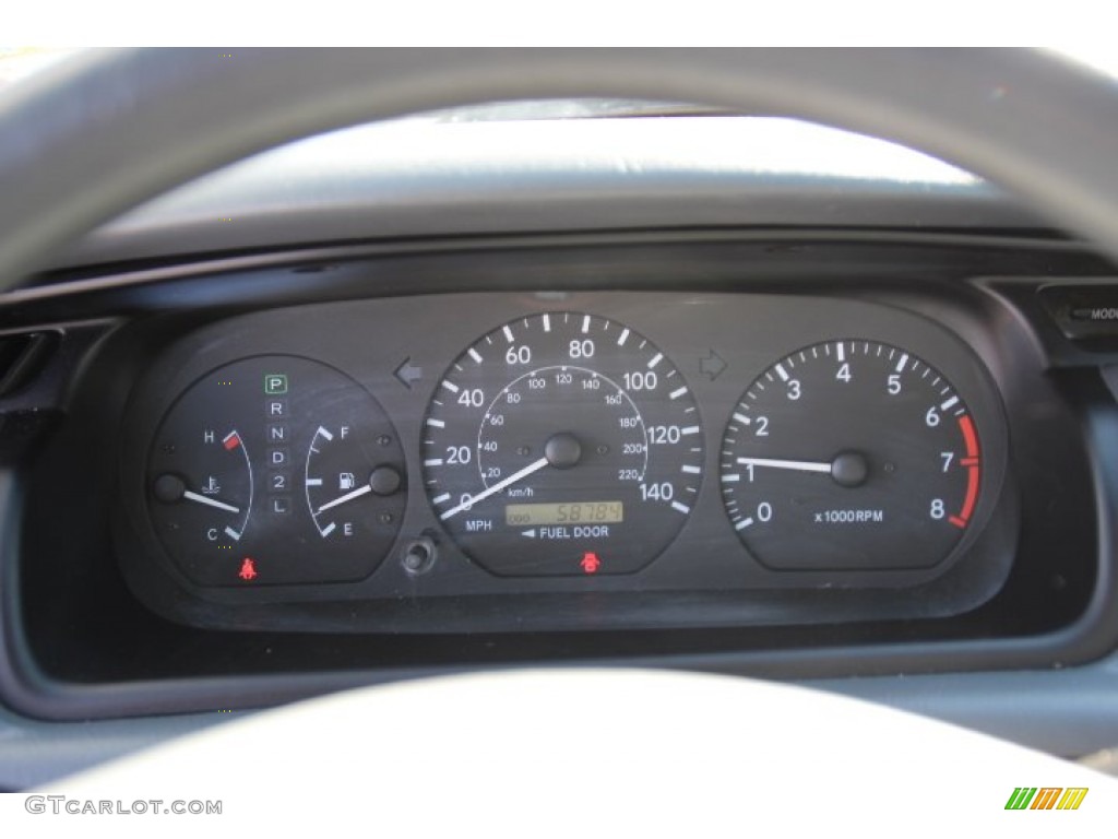 2000 Camry LE - Sailfin Blue Metallic / Gray photo #14