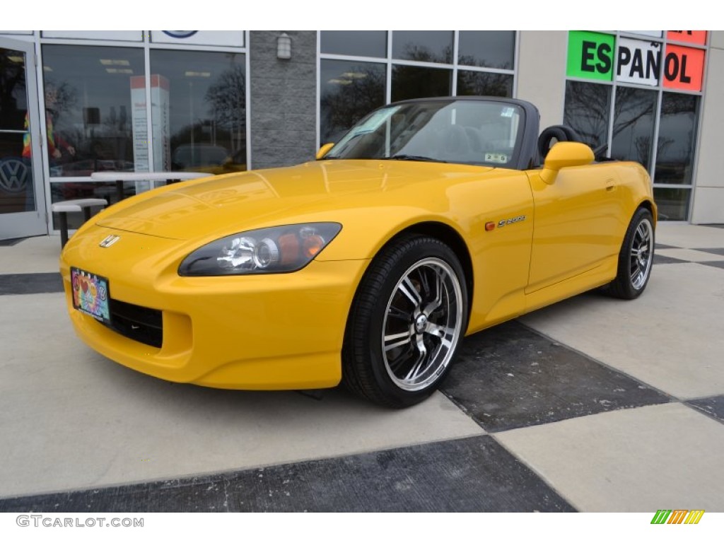 2004 S2000 Roadster - Rio Yellow / Black photo #1