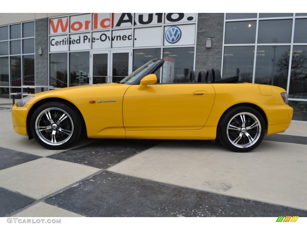 2004 S2000 Roadster - Rio Yellow / Black photo #2
