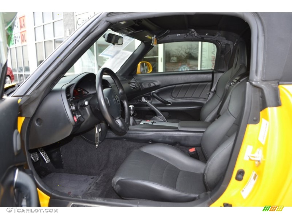 Black Interior 2004 Honda S2000 Roadster Photo #90857282